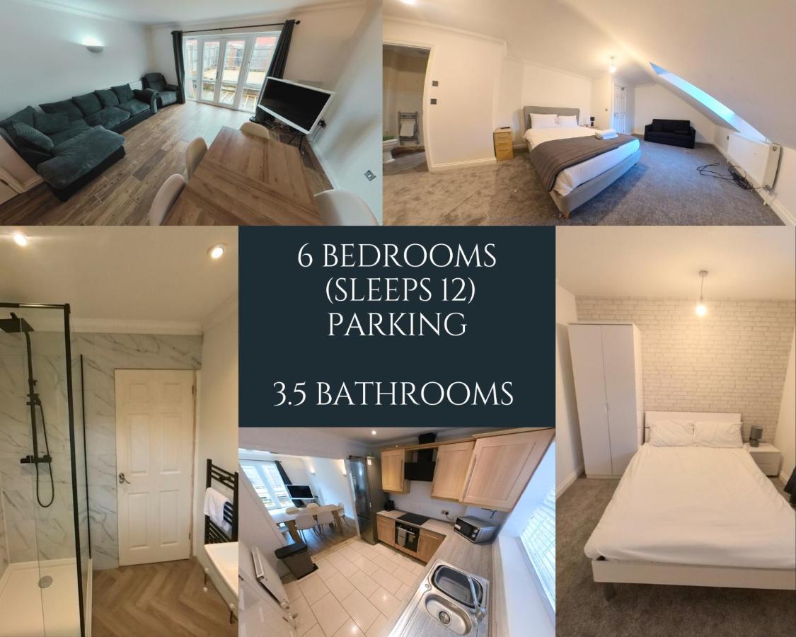 Large 6 Bed House - 6 Bedrooms - Parking Wifi 6 Smart Tvs 3 Shower 4 Wcs Kettering